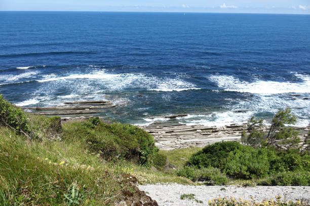 istock The coast of La Corniche Basque 1160732550
