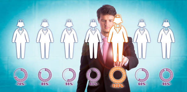 istock Young Recruiter Selecting Top Performing Nurse 1160733838