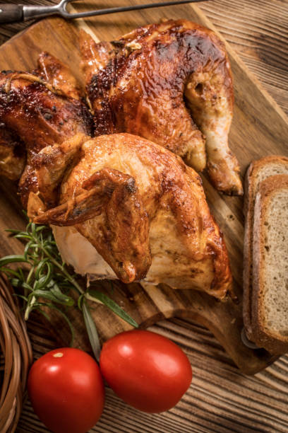 istock Pieces of roasted chicken. 1160735970