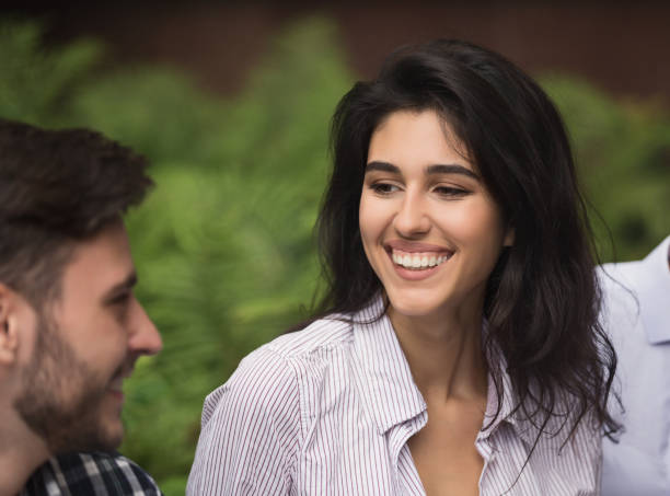 istock Happy smiling girl outdoor 1160736155