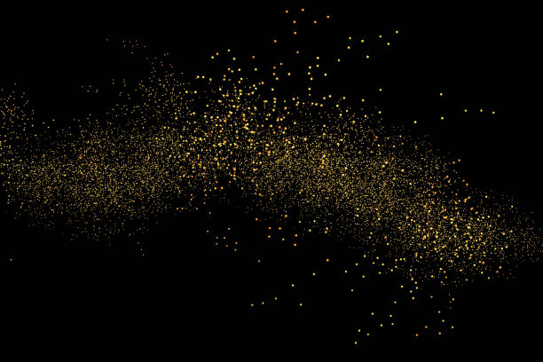 istock The dust sparks and golden stars shine with special light. Vector sparkles on a transparent background. Christmas light effect. Sparkling magical dust particles. 1160747517