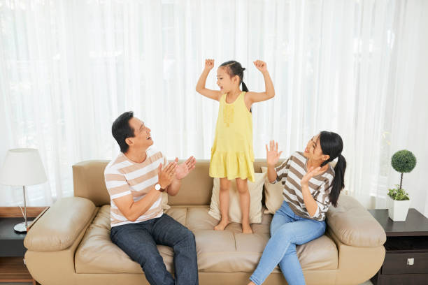 istock Family having fun at home 1160754618
