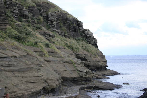 istock Dragon head coast, sea, soil, snow layer, 1160755435