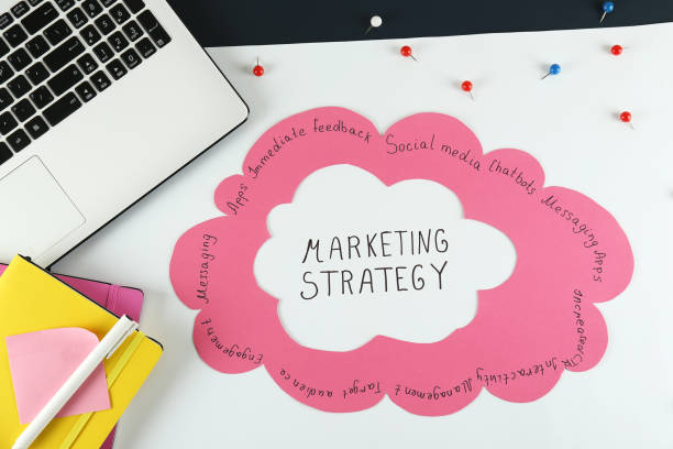 istock Strategic markrting planning. Workspace of a professional. 1160756261