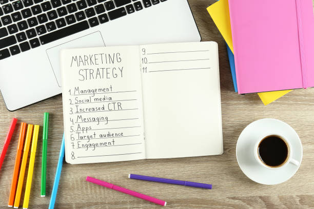 istock Strategic markrting planning. Workspace of a professional. 1160756264