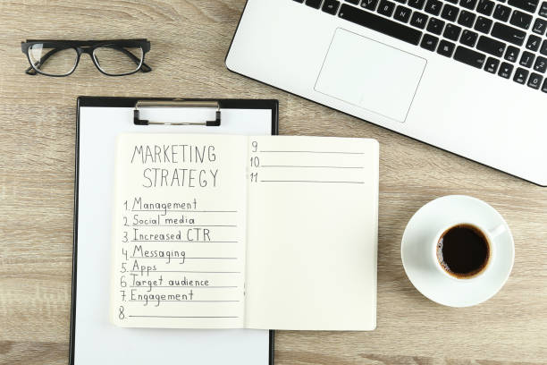 istock Strategic markrting planning. Workspace of a professional. 1160756266