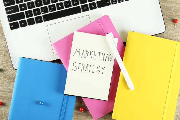 istock Strategic markrting planning. Workspace of a professional. 1160756271