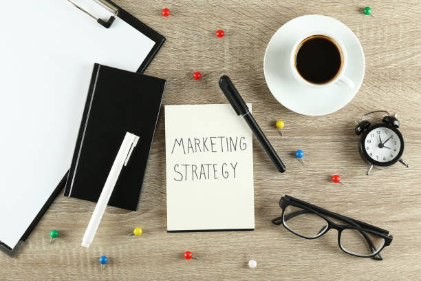 istock Strategic markrting planning. Workspace of a professional. 1160756278