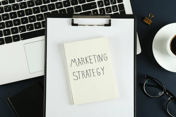 istock Strategic markrting planning. Workspace of a professional. 1160756320