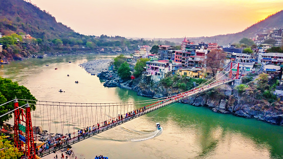 Famous tourist place in  Rishikesh INdia