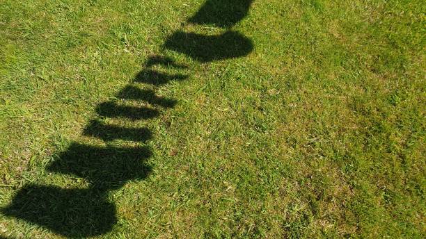 istock Silhouette of washing drying on line with copy space 1160756652