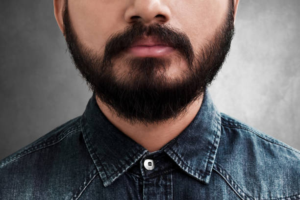 istock Closeup of beard and mustache 1160757537