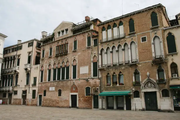 Photo of Venice building fragments palaces window