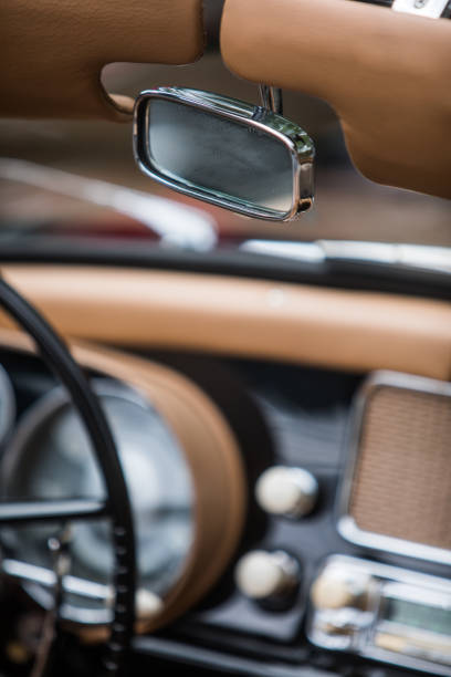 istock Rear view mirror of a vintage car 1160768107