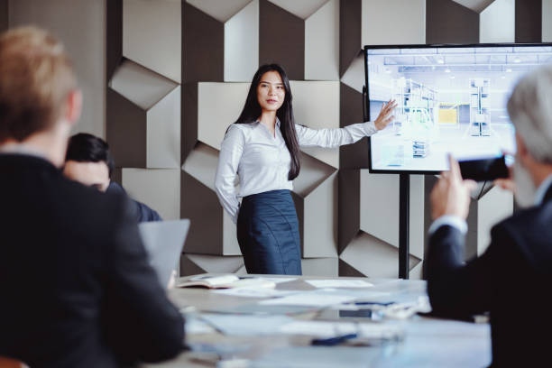 istock Business presentation with group of people 1160770451