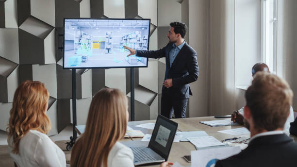 istock Business presentation with group of people 1160770944