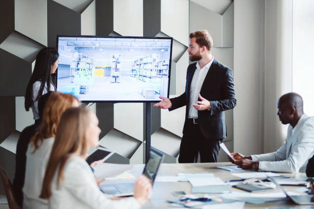 istock Business presentation with group of people 1160775416