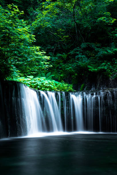 istock Waterfall in Karuizawa, Japan 1160778011