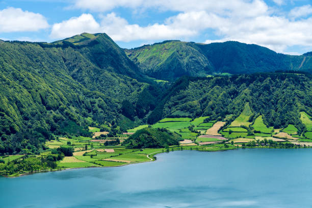 istock Sete Cidades lake in The Azores 1160783415