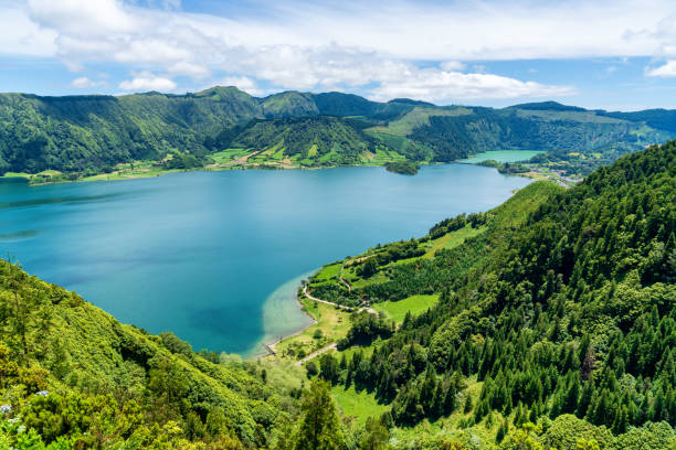 istock Sete Cidades lake in The Azores 1160783537