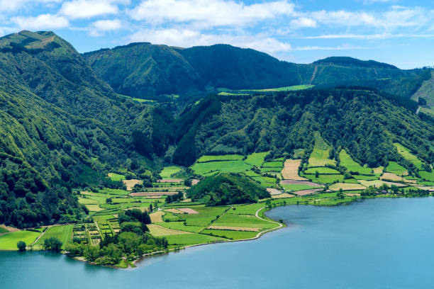 istock Sete Cidades lake in The Azores 1160783595