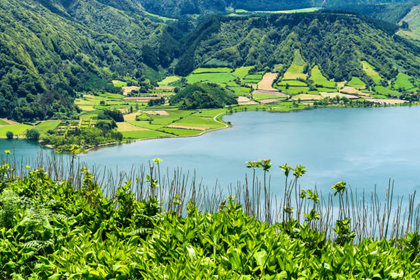 istock Sete Cidades lake in The Azores 1160783678