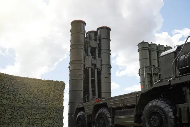 Photo of Russian military missile system s-400