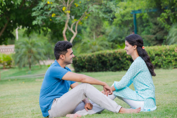 istock Indian Young Couple - stock image 1160792106