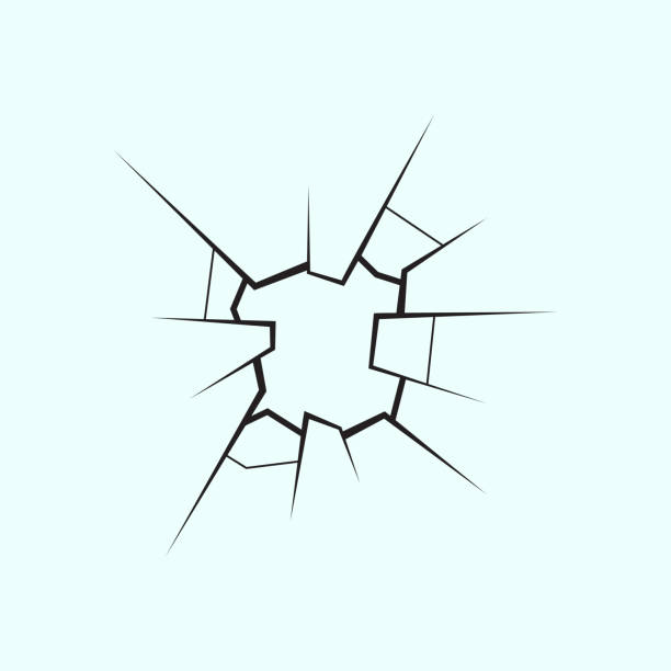 ilustrações de stock, clip art, desenhos animados e ícones de ððµñð°ññ - breaking glass cracked broken