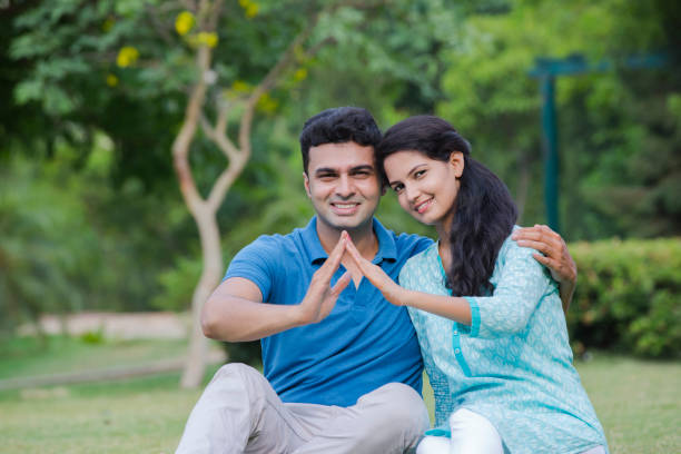 istock Indian Young Couple - stock image 1160793235