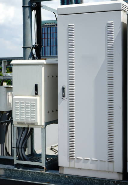 istock 4G and 5G Antenna system outdoor system control box 1160795269