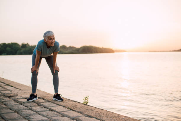 istock Woman resting after exercise 1160799273