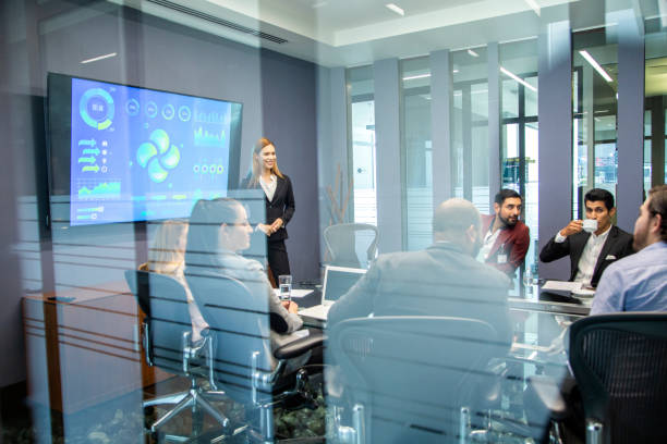 istock Meetingmeeting in boardroom 1160799368