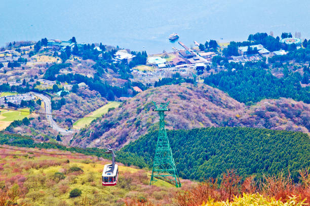 istock Mt. Komagatake Ropeway at Hakone, Kanagawa prefecture, Japan. 1160804222
