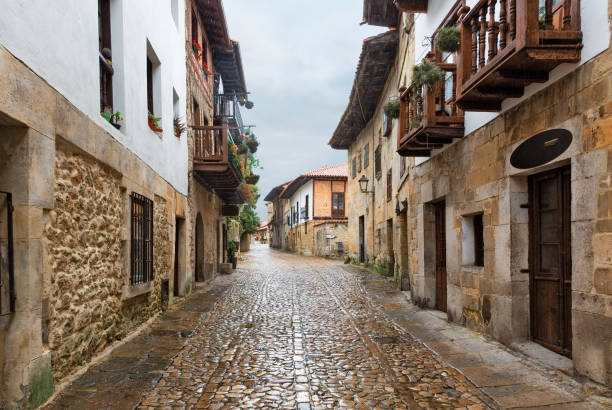 istock medieval streets of Santillana del Mar 1160804780