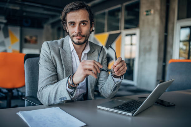 istock Businessman working on laptop 1160804900