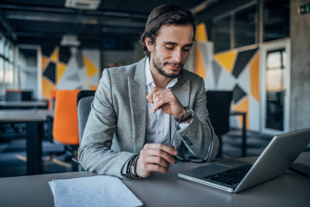 istock Businessman working on laptop 1160805746