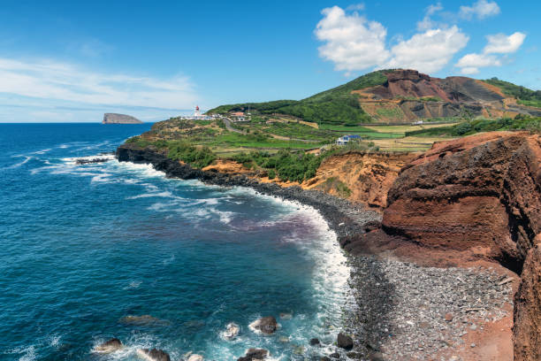 The Azores - beautiful coastline The Azores - beautiful coastline terceira azores stock pictures, royalty-free photos & images