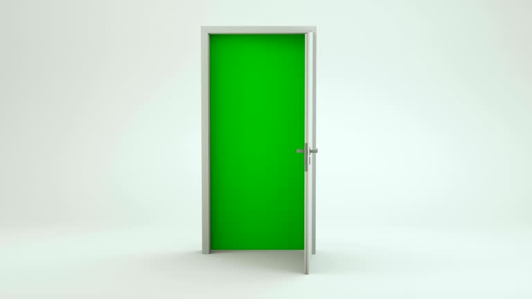 Door Green Screen