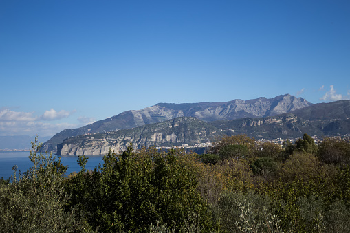 Beautifil Mountain landscape of Pollino national park, a wide natural reserve in Basilicata and Calabria, Italy