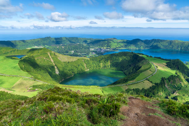 istock Sete Cidades lake in The Azores 1160810767