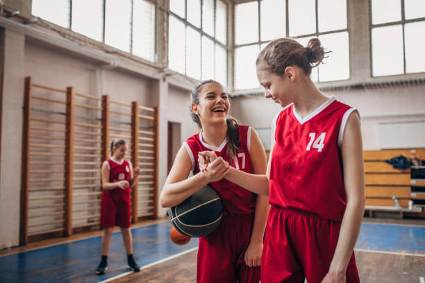 istock Basketball players handshake 1160811901