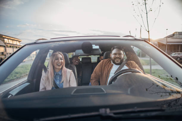 istock Friends in the car 1160817456