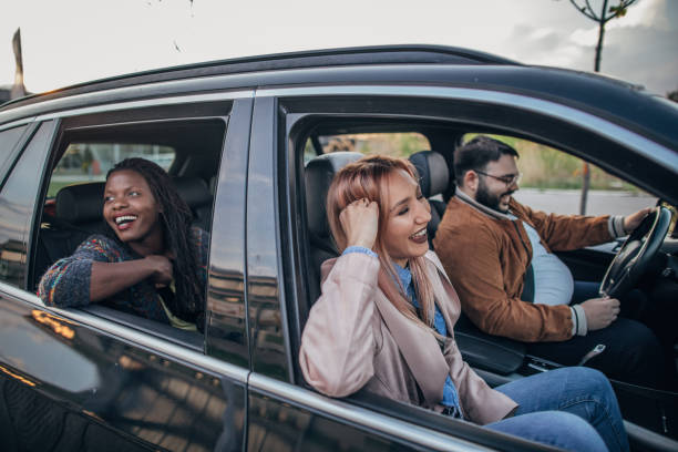 istock Friends in the car 1160817471
