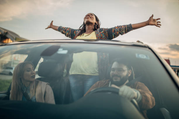 istock Friends in the car 1160817515