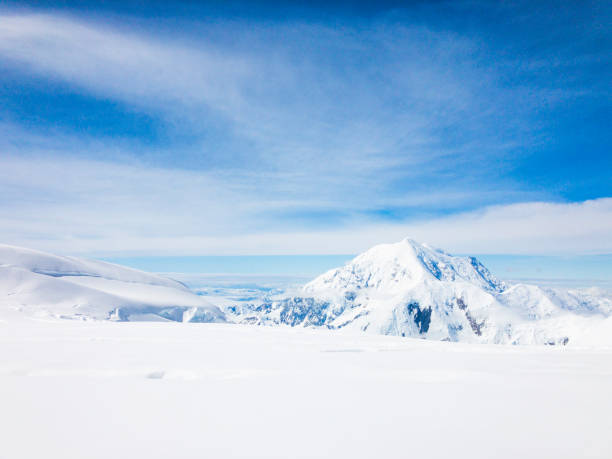 View of Mt Foraker in Denali National Park