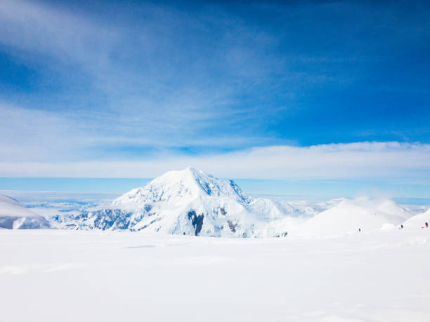 View of Mt Foraker in Denali National Park