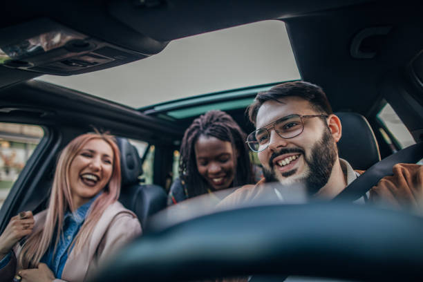 istock Friends in the car 1160818215