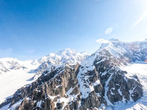 istock Flying inside of Denali National Park 1160818312