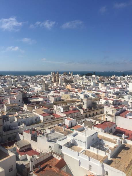 View over Cadiz, Spain stock photo